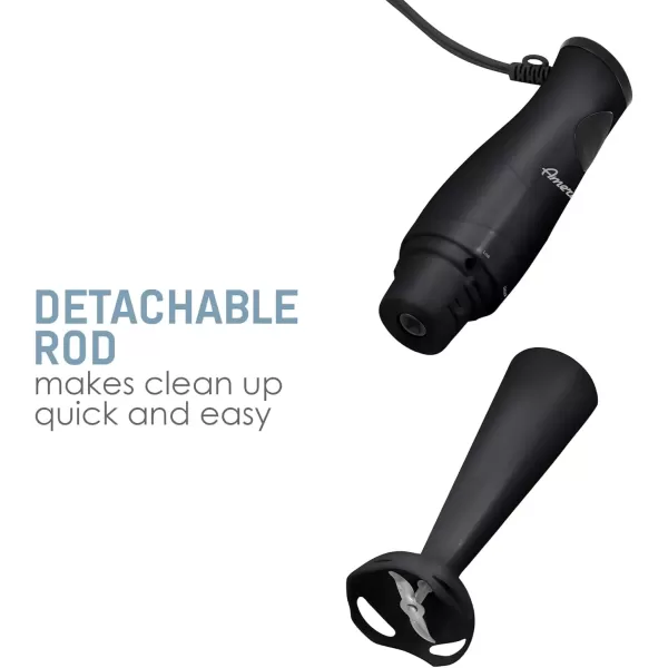 Blenders & Juicers Electric Immersion Hand Blender, Mixer, Chopper, 1-Touch Control Multi Purpose Hand Blender Stick, Mixer, Chopper, 150 Watts One-Touch Control For Soups, Sauces, Baby Food, Red(Black)