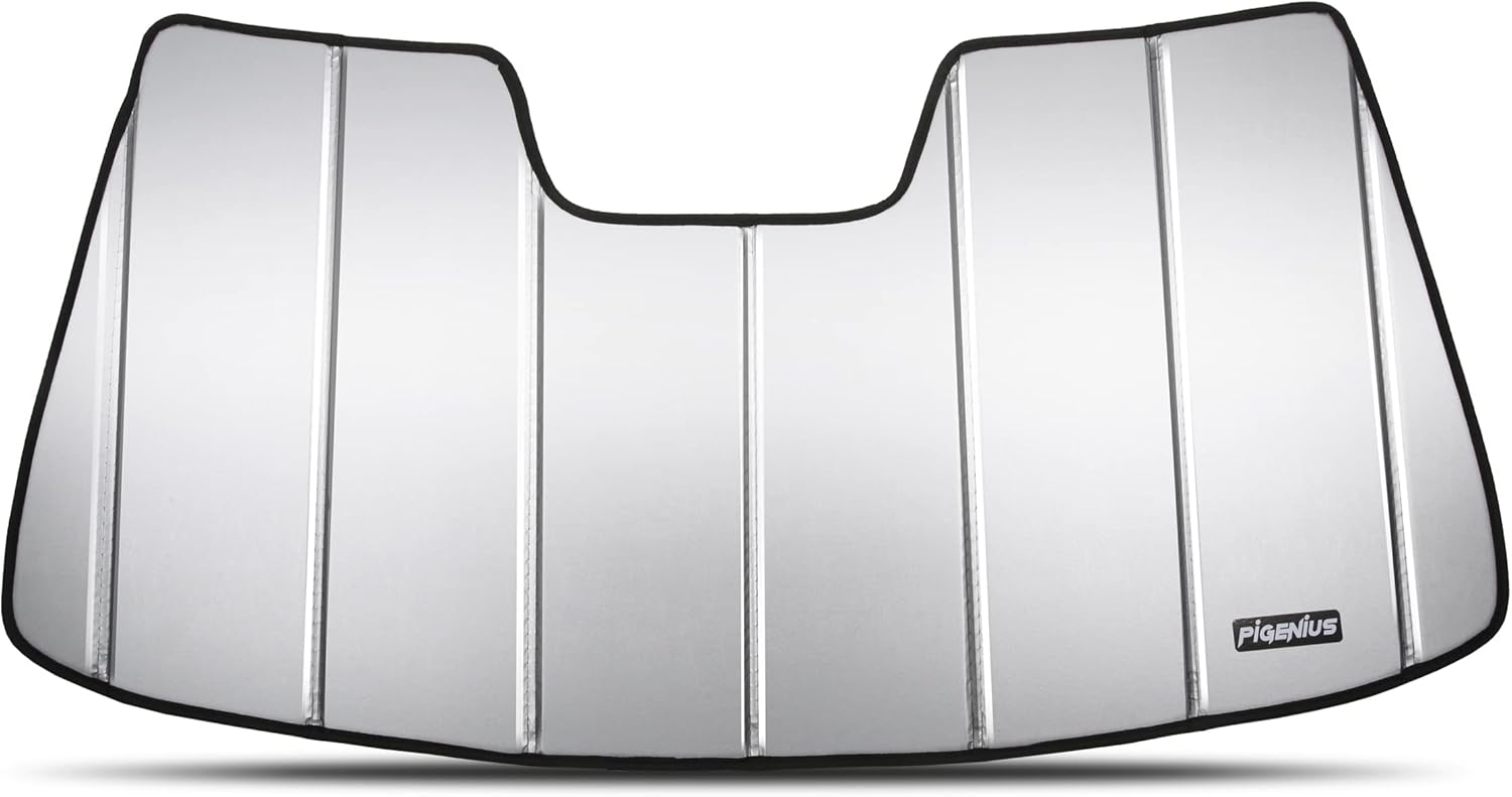 Pigenius Windshield Sun Shade for 2018-2022 Honda Accord Sedan, Custom-fit Sun Visor - Ultimate Folding Sunshade