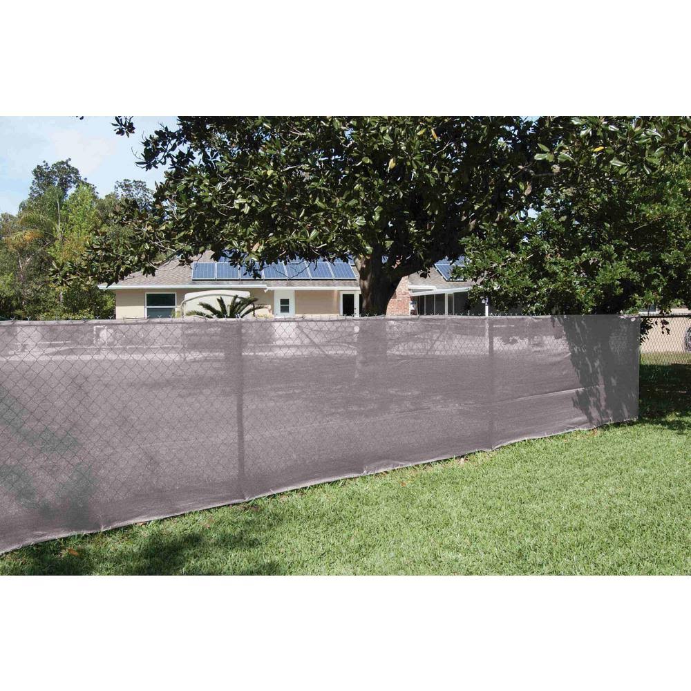 Volm Tkm140748e Grey 92 inchft Privacy Mesh for 8ft High Chain Link Fences