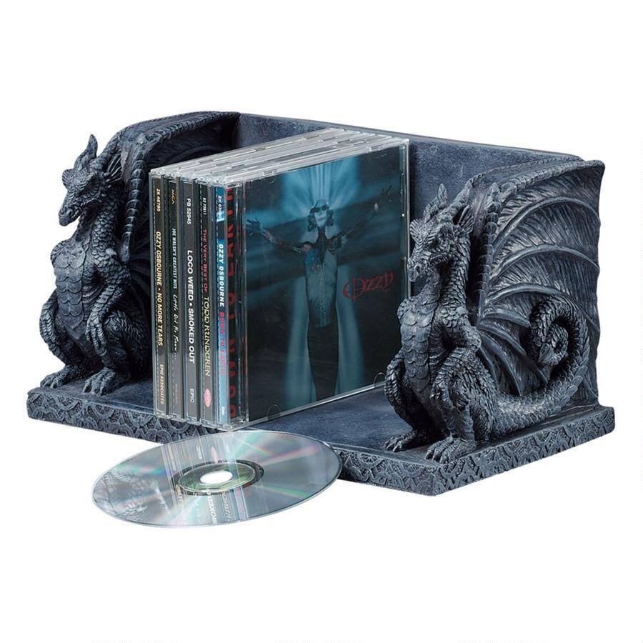 Design Toscano Blackmore Dragons Library Holder (Set of 2)