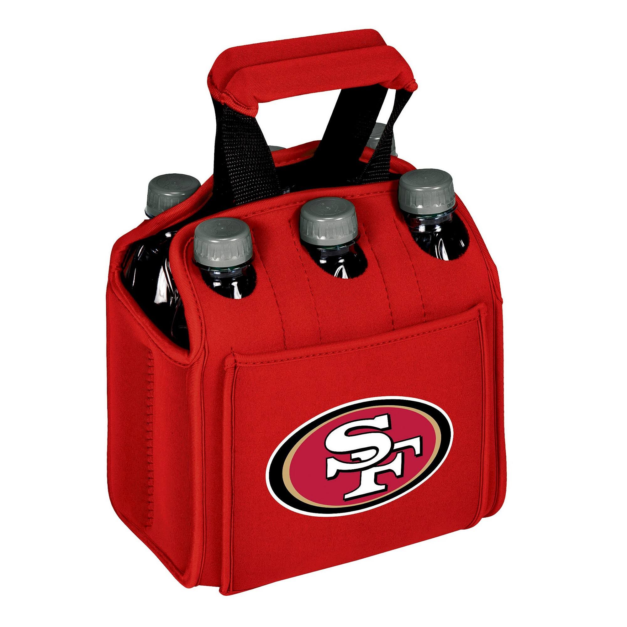 Picnic Time San Francisco 49ers Six-Pack Tote Red