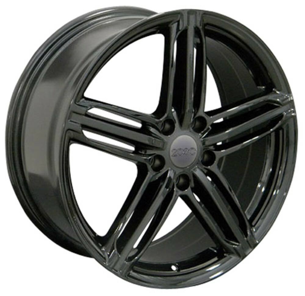 OE Wheels 18 inch Replica Wheel Fits Audi RS6 - Au12 Black 18x8