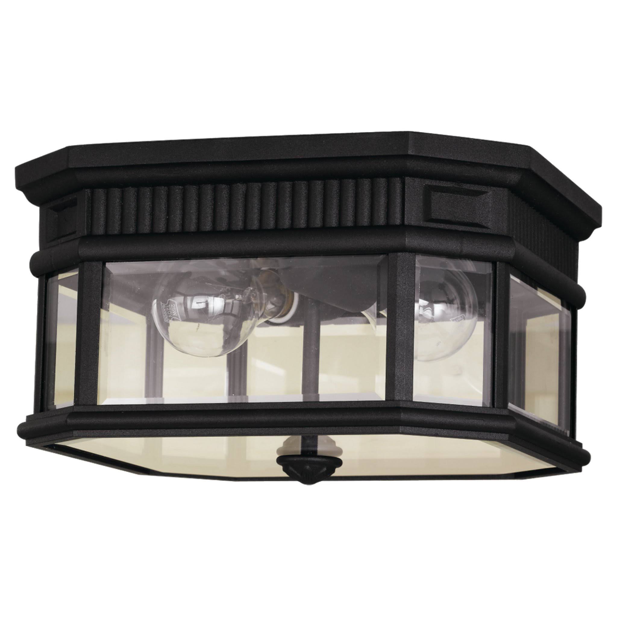 Feiss OL5413BK Cotswold Lane Outdoor Ceiling Light Black