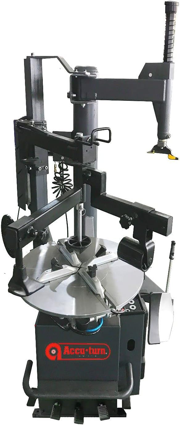 Accuturn TF311 Tire Changer Swing arm for Low Volume Service Shops Ideal for DIY Automotive Enthusiast Utilizes 110V