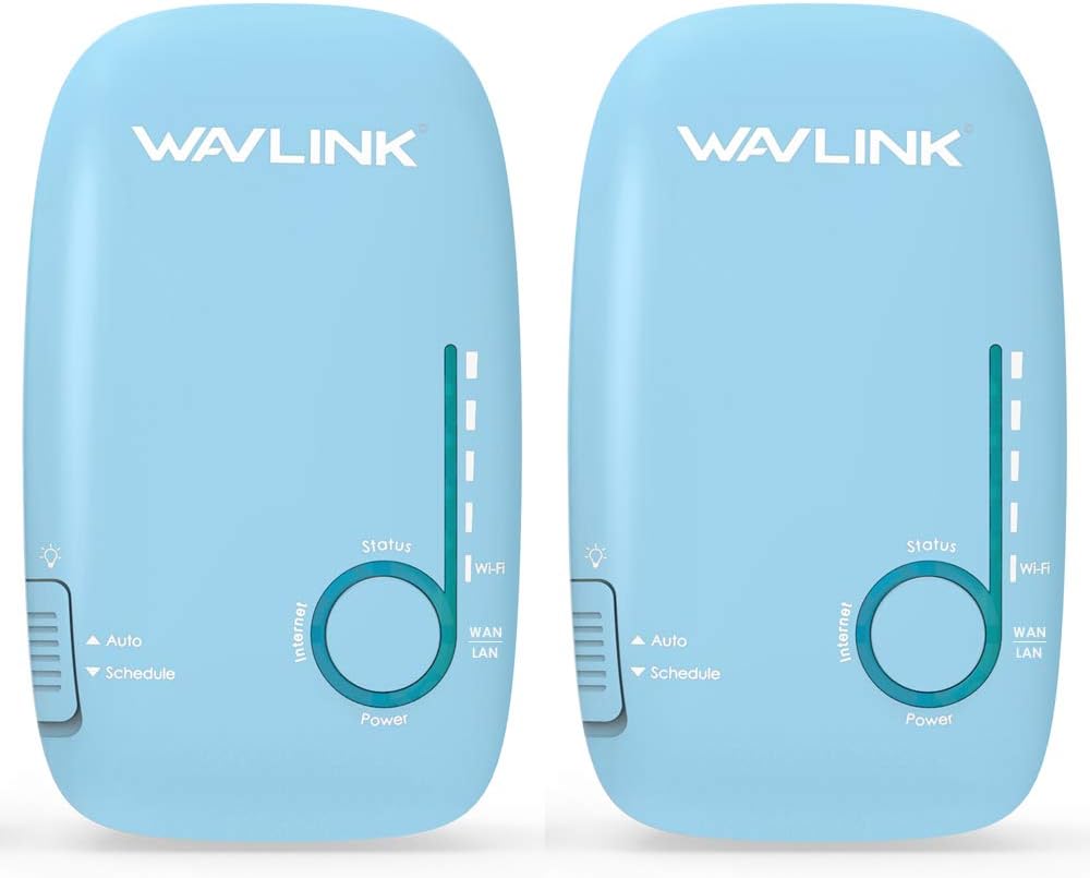 WAVLINK Whole Home WiFi Mesh System, Wall-Mounted Dual-Band AC1200 Gigabit Smart Mesh Wi-Fi Router with Patented Touchlink Technology (3-Pack) for 3000 sqft Coverage