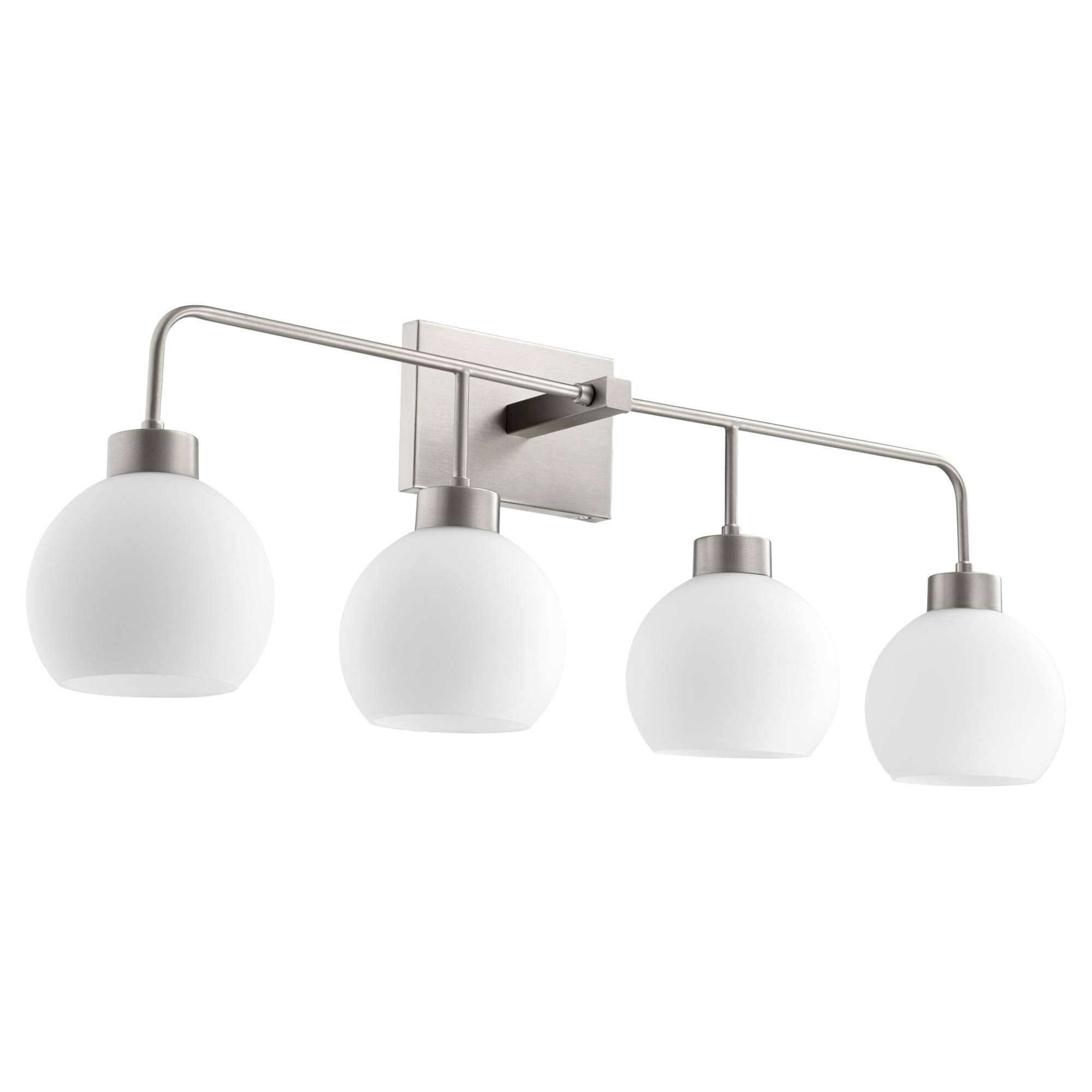 Quorum Lacy Satin Nickel 4-Light Vanity Light 532-4-65