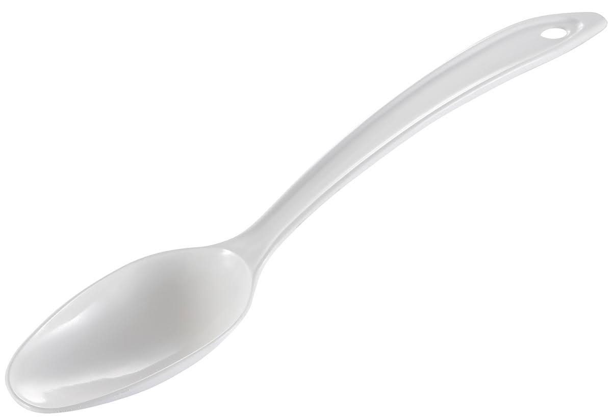 11 in. Nylon Serving Spoon - White Pack of 350 CH1077708
