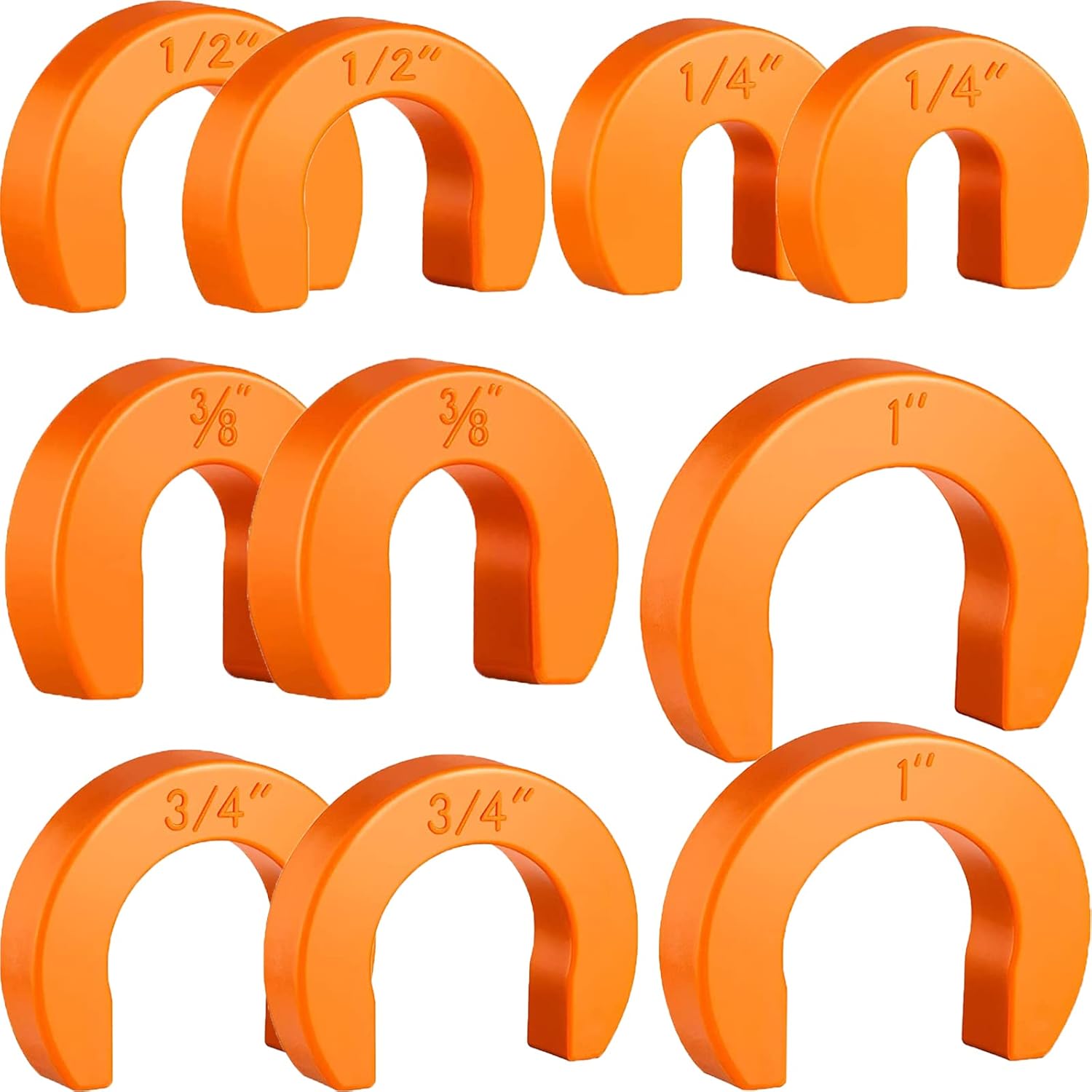 10 Pieces Disconnect Clip Pipe-Fittings Push-fit Disconnect Tools for Easily Removing Push-fit Fitting Set of 1/4
