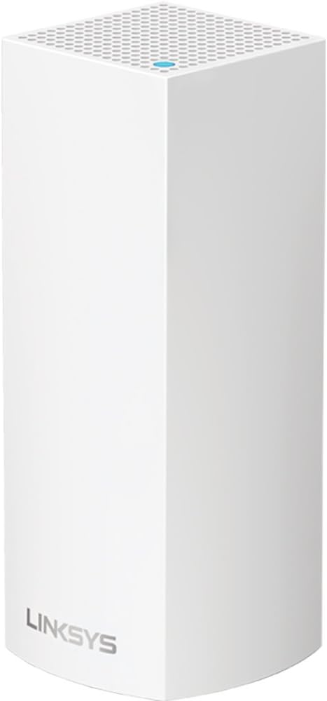 Linksys MX8000 Velop Mesh WiFi 6 System: AX4000, Tri-Band Wireless Network for Full-Speed Home Coverage, Gigabit Ethernet Ports (White, 2-Pack)