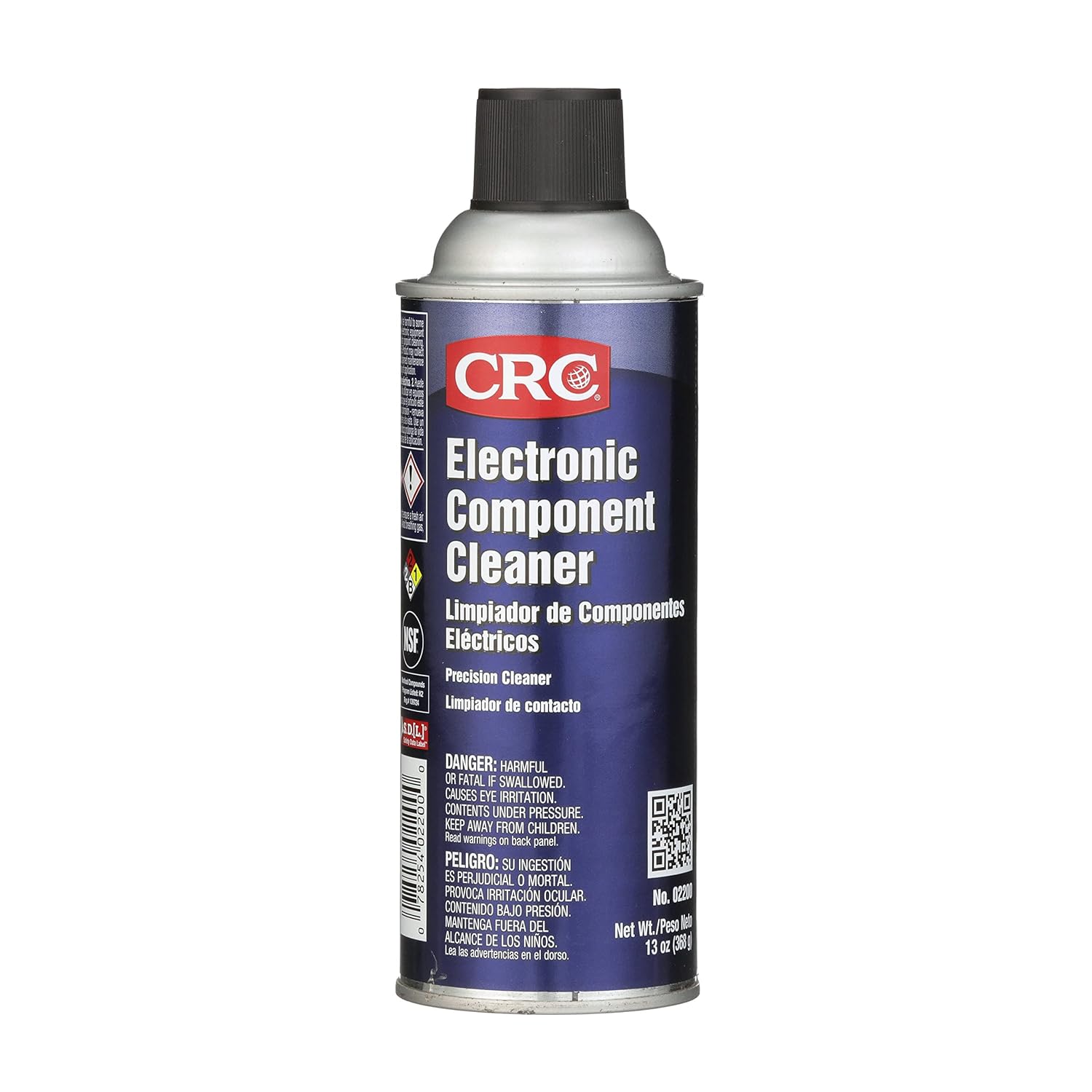 CRC Electronic Component Cleaner, 13 Wt Oz, (Pack of 12), 02200CS