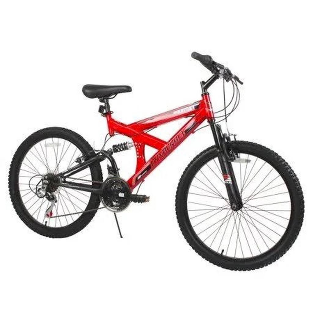 Dynacraft 24 inch Gauntlet Mountain Bike, Red - Red