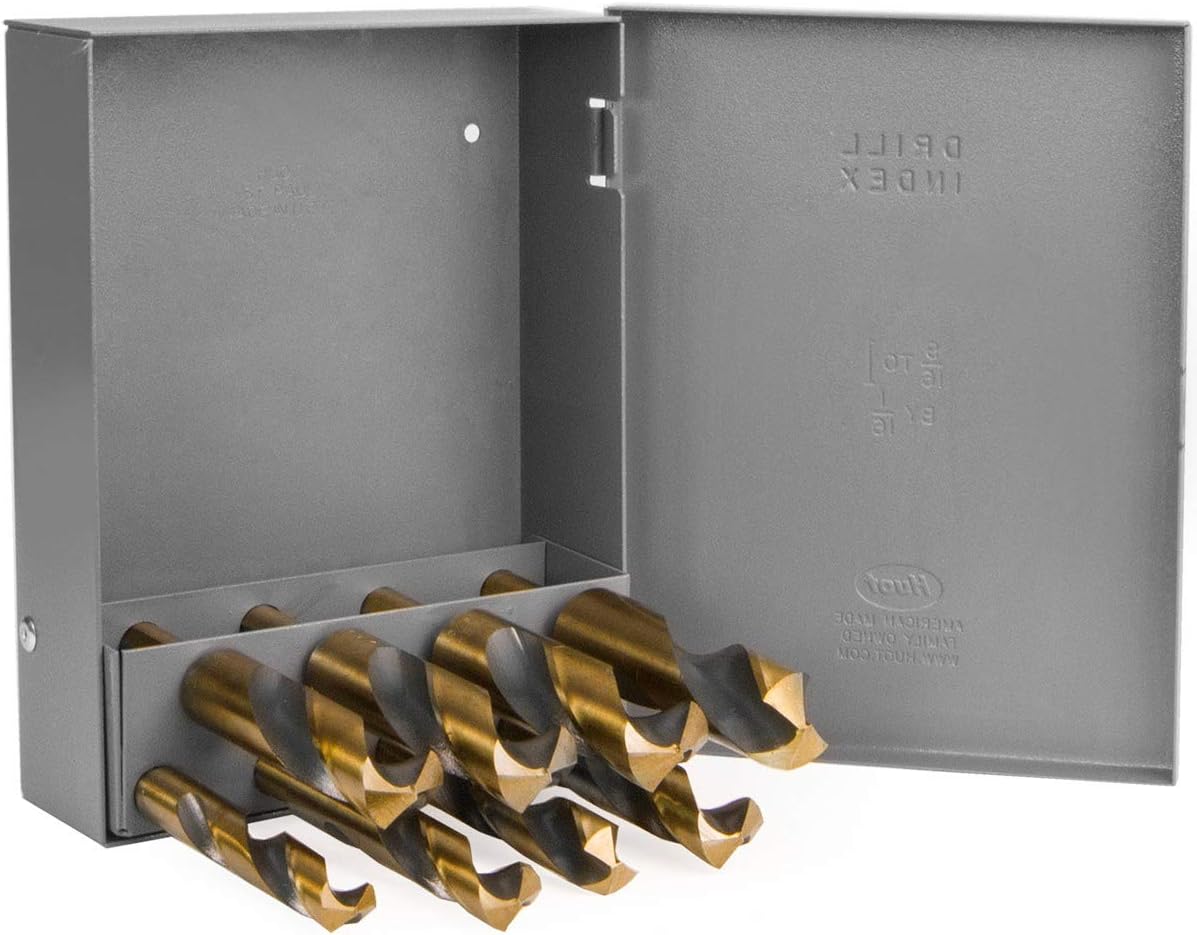 Stark 8-Pieces High Speed Steel Drill (9/16