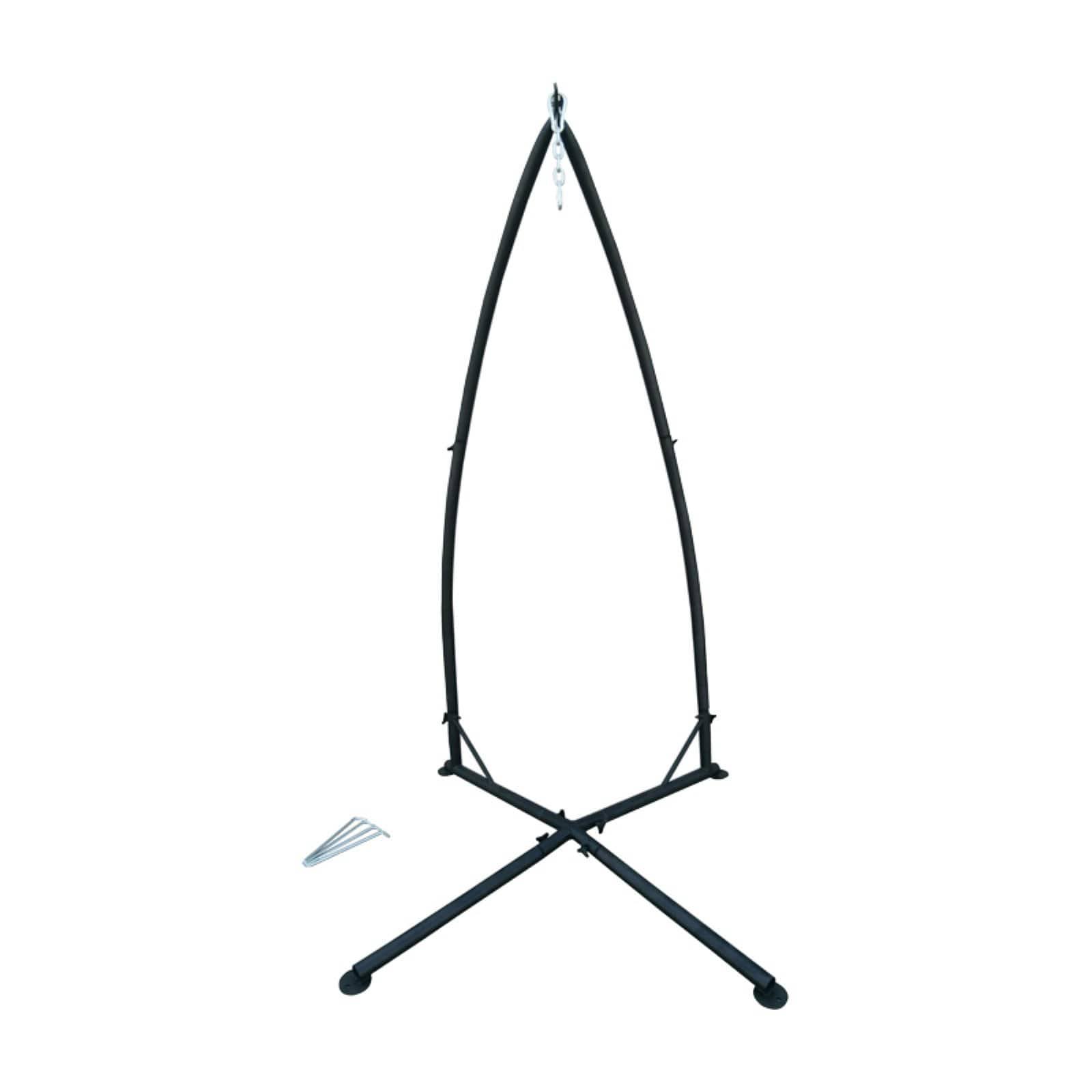 Backyard Expressions Hammock Chair Stand, Black