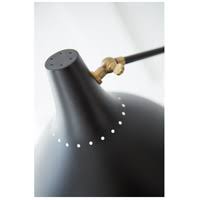 Charlton Floor Lamp - Black/Brass - Aerin