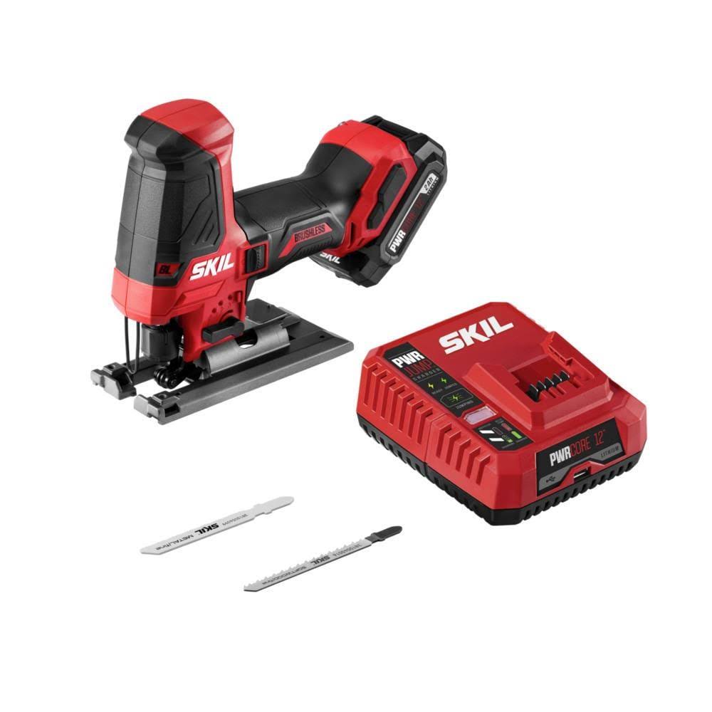 Skil-js5833a-10 Skil PWRCore 12 Brushless 12V Compact Jigsaw Kit