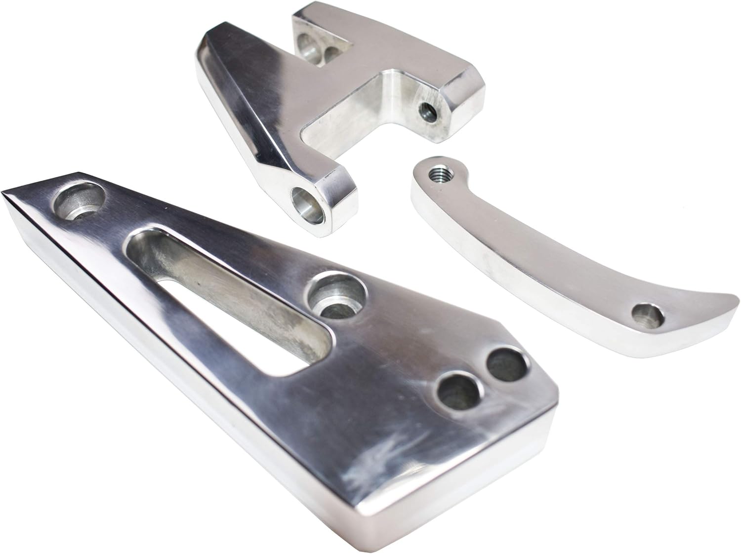 A-Team Performance - 10SI Aluminum Short Water Pump Alternator Bracket - Compatible with Chevrolet Small Block 262 265 267 283 302 305 307 327 350 400