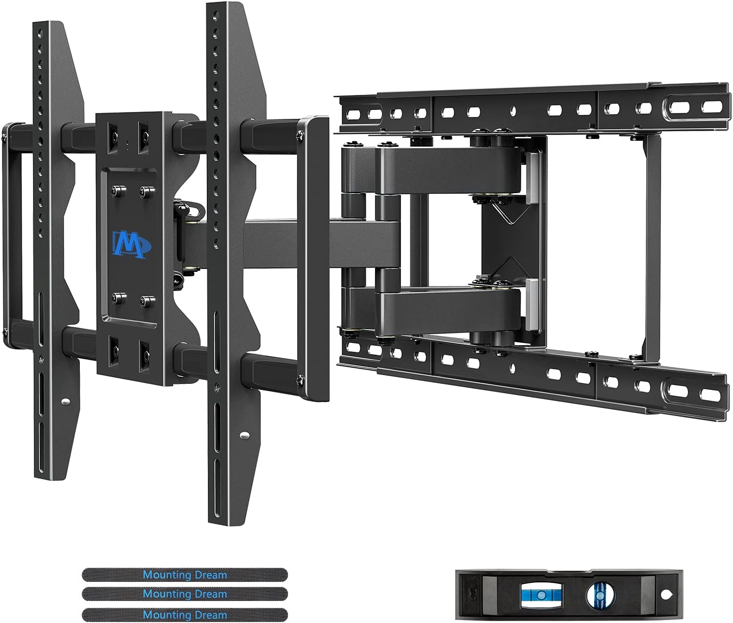 Mounting Dream TV Wall Mounts TV Bracket for Most 42-70 Inch TVs, UL Listed Premium TV Mount Full Motion with Articulating Arms, Max VESA 600x400mm and 100LBS, Fits 16