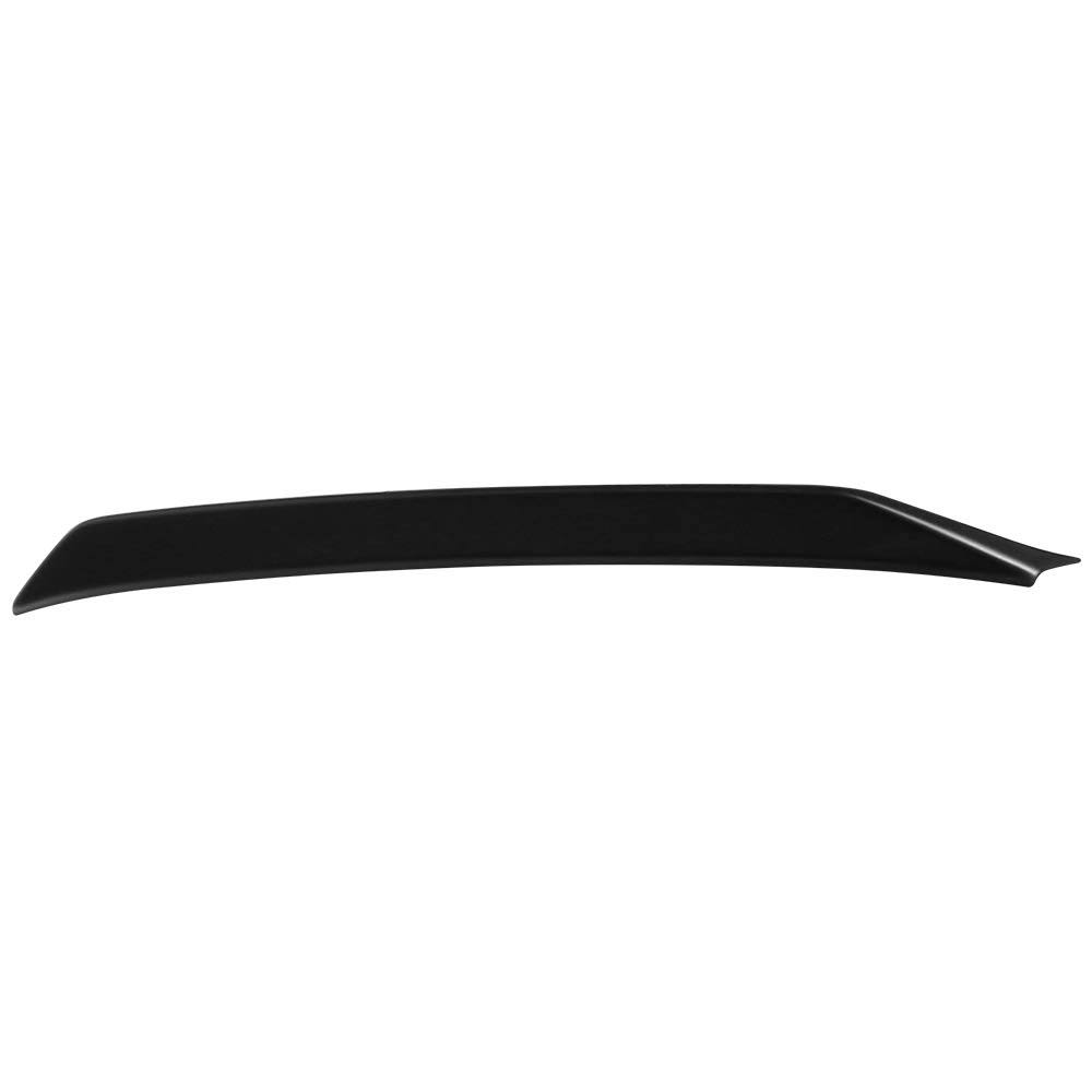 Ikon Motorsports Trunk Spoiler Compatible with 2002-2006 Acura RSX, Ikon Style Matte Black PP Duckbill Type Rear Wing Lip