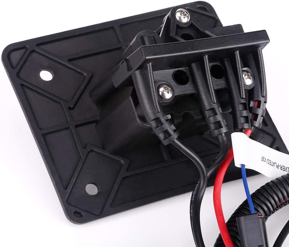 10L0L 48V Delta-Q Charger Receptacle Fits EZGO, 602529 Pack of 2