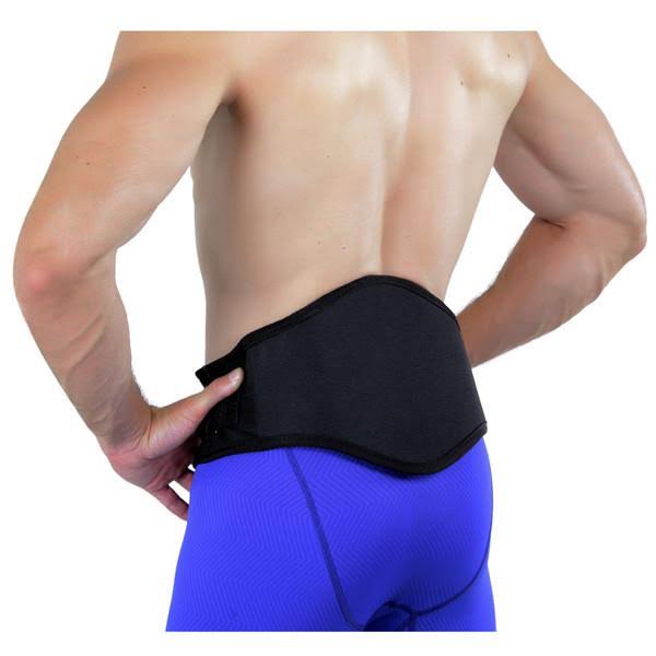 Back-A-Line Back Support with Bioflex Magnets, Medium, Black