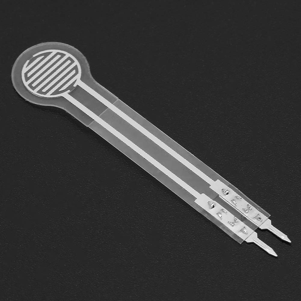 Force Sensitive Resistor, DF9-40 Thin Film Pressure Sensor Force Sensor Module High Precise Resistance Type Pressure Sensor Resistor (0-2kg) Pack of 2