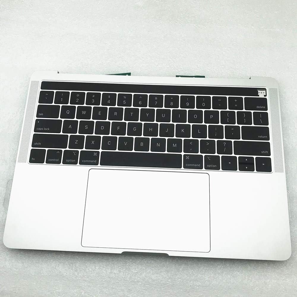 Topcase +Keyboard+Battery+trackpad Silver for MacBook pro Retina A1989 2018 2019 13 Palmrest Top Case US Keyboard Battery Touchbar