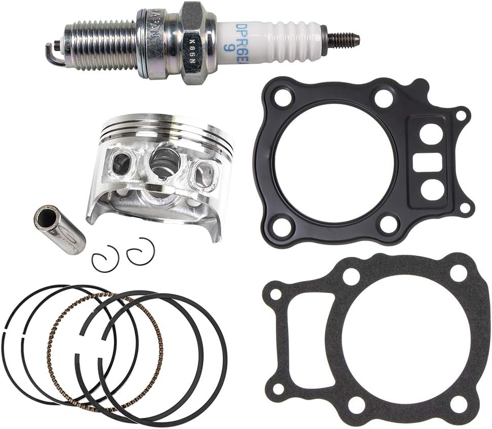 NICHE Piston Gasket Top End Kit for Honda Rancher TRX350 2000-2006 13101-HN5-670 Pack of 2