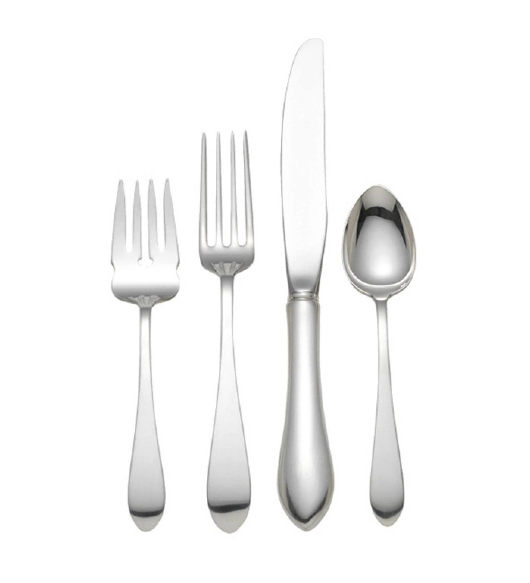 Reed Barton 5930804 Pointed Antique Sterling 4-Piece Place Setting