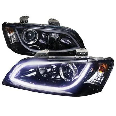 Spec-D Tuning LHP-G808G-TM Smoke Projector Headlight for 08 to 09 Pontiac G8, Glossy Black - 12 x 23 x 24 in.