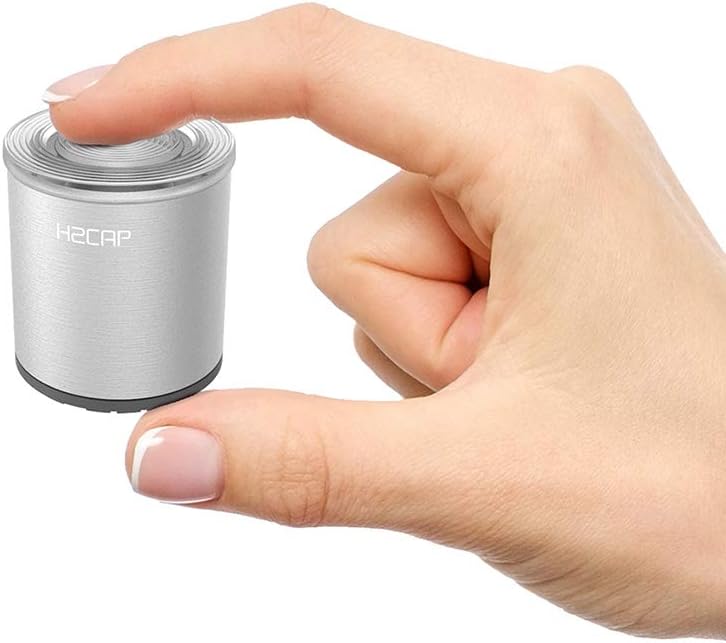 H2CAP Plus Set Package 28mm- Real Molecular Hydrogen Rich Water Generator Maker Machine Ionizer Bottle with Platinum SPE PEM dual chamber technology Certified by Japan Hydrogen Water Association.