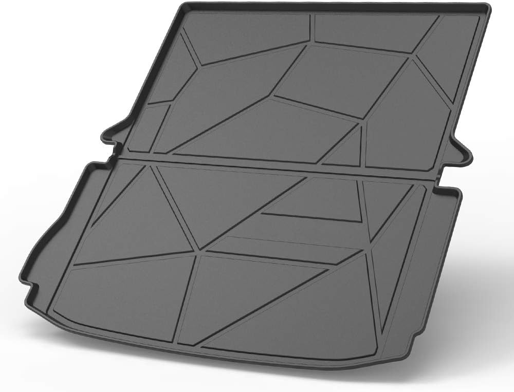 Cqlights Explorer Cargo Liner for Ford Explorer 2011-2019 Trunk Liner Tray Heavy Duty Rubber Rear Cargo Area Mat Waterproof Protector Floor Mat Black