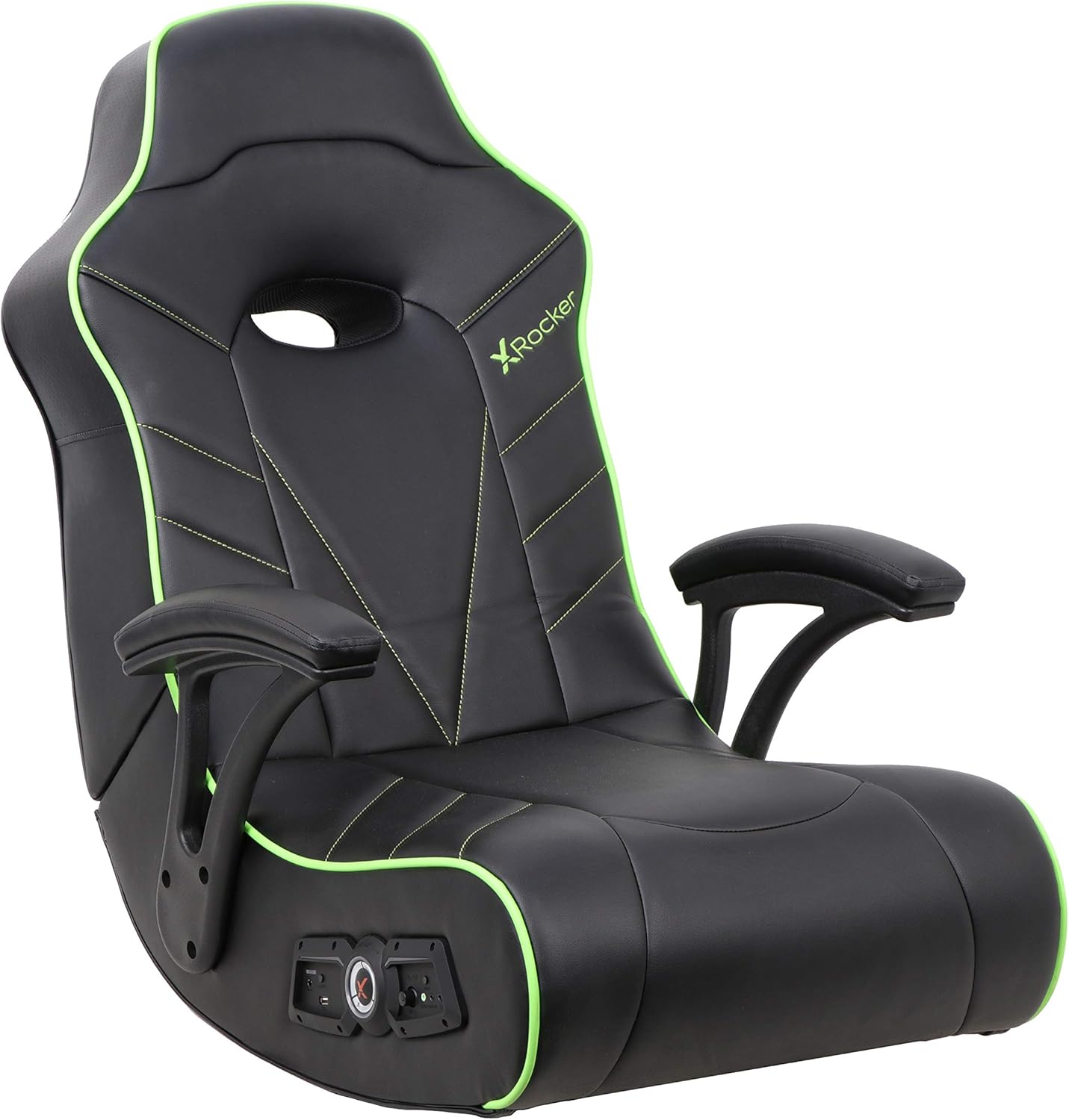 X Rocker Limewire 2.1 BT Floor Rocker Gaming Chair, 36.2