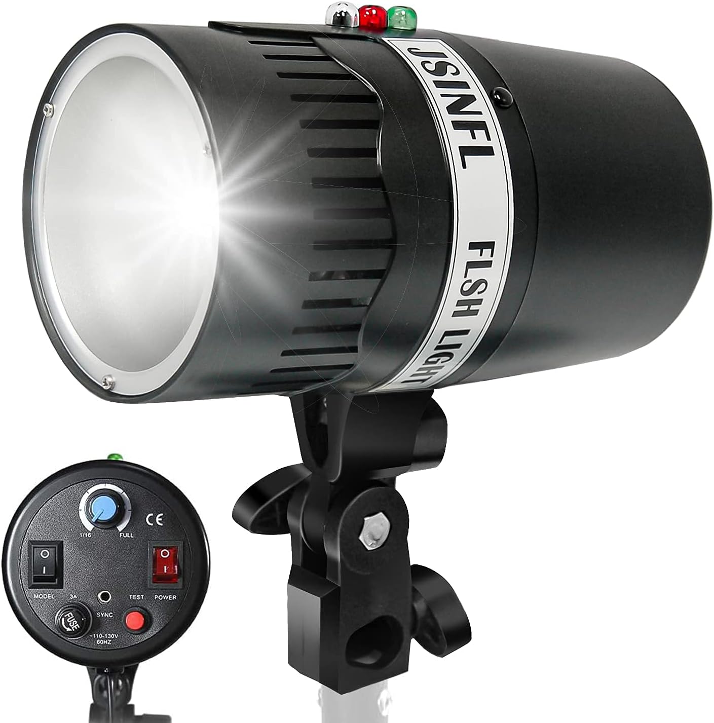 LimoStudio 200W Photo Monolight Flash Strobe Studio Photography Light Lighting, Flash Strobe Light, Quality Circular Flash Tube Bulb, Quality Model Light Bulb, AGG1756 Pack of 2