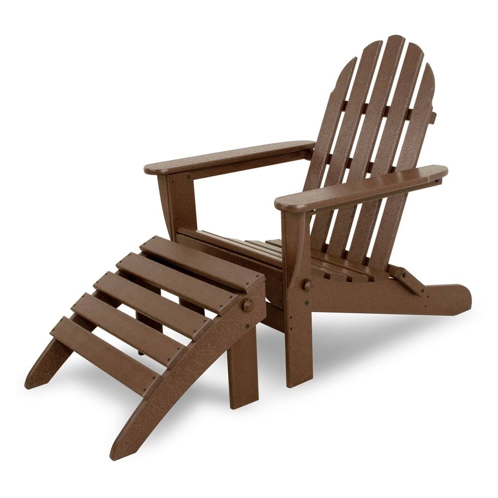 Ivy Terrace Classics 2 Piece Folding Adirondack Set