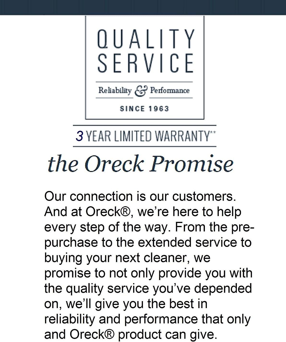 Oreck Compact Canister Vacuum-Handheld Cannister Cleaner & Blower w/HEPA Filter Bag for Dusting Dirt & Dog Hair for Hardwood, Wooden & Tile Floors, BB1200DB, Black