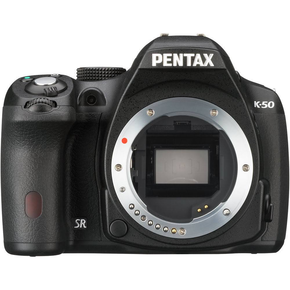 Pentax K-50 16.3 MP Digital SLR Camera - 1080p - Black - Body Only