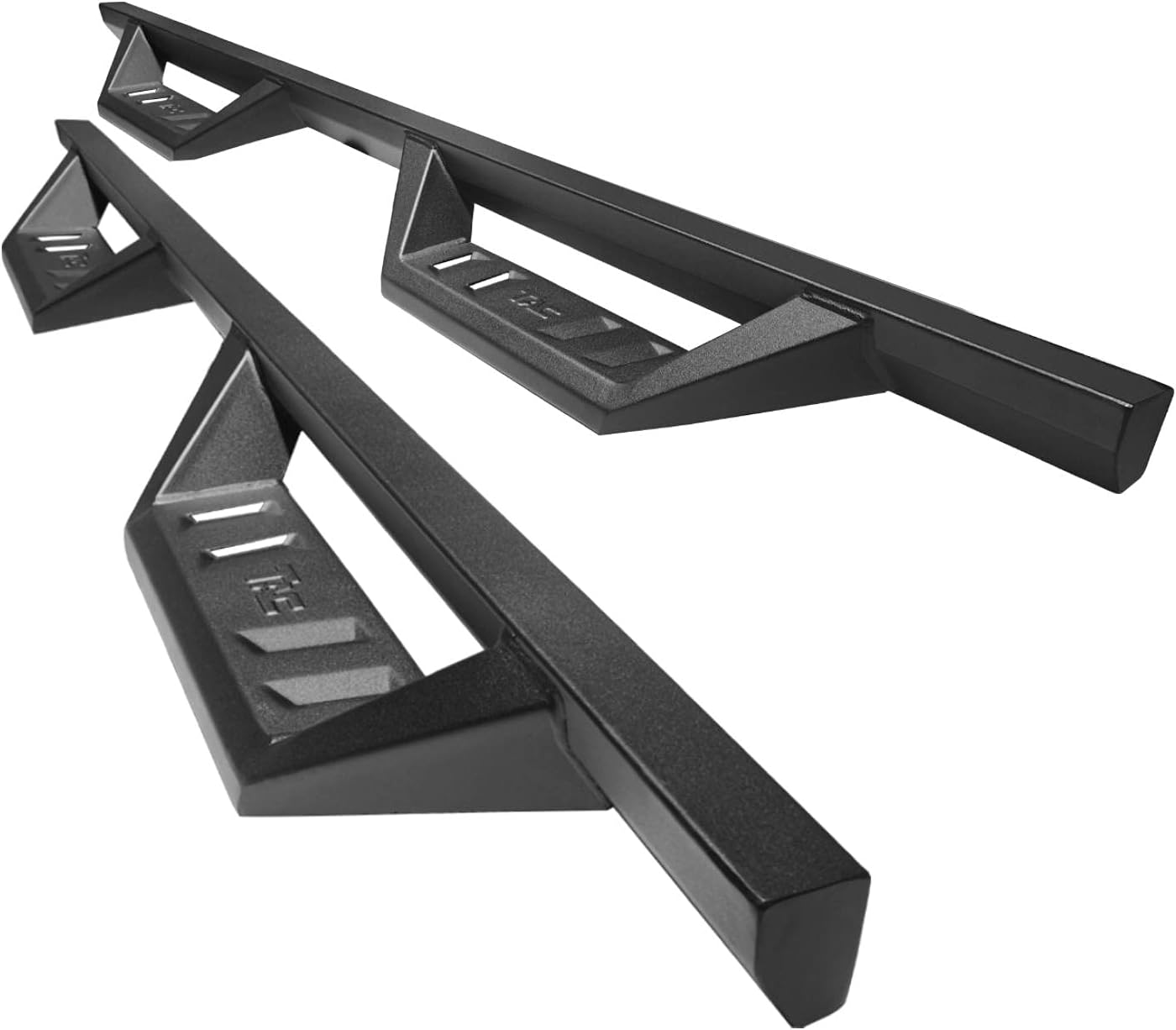 TAC Sidewinder Running Boards Fit 2007-2021 Toyota Tundra Double Cab 4&rdquo; Drop Fine Texture Black Side Steps Nerf Bars Rock Slider Armor Off-Road Accessories (2pcs)