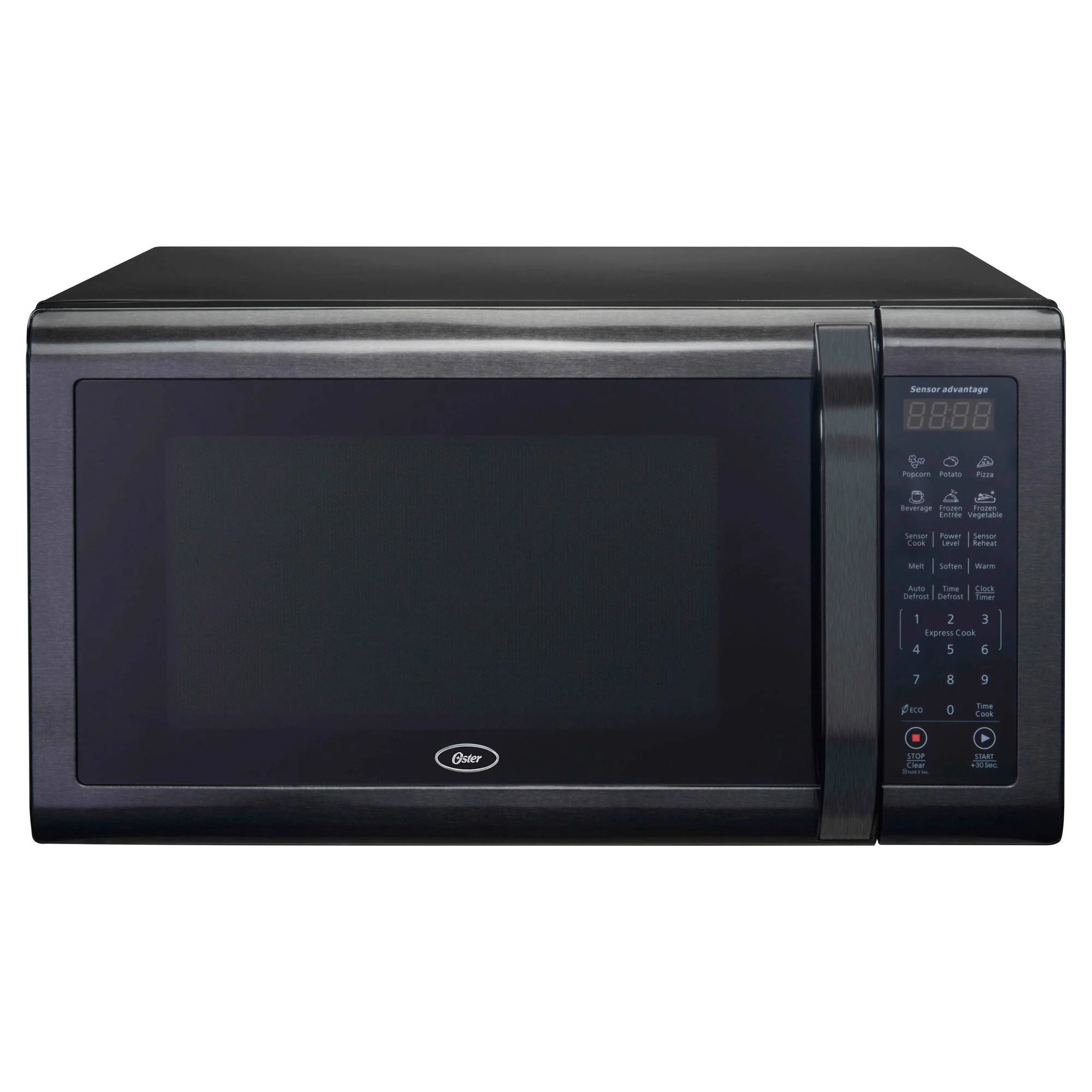 Oster 1.4 Black Stainless Microwave Oven