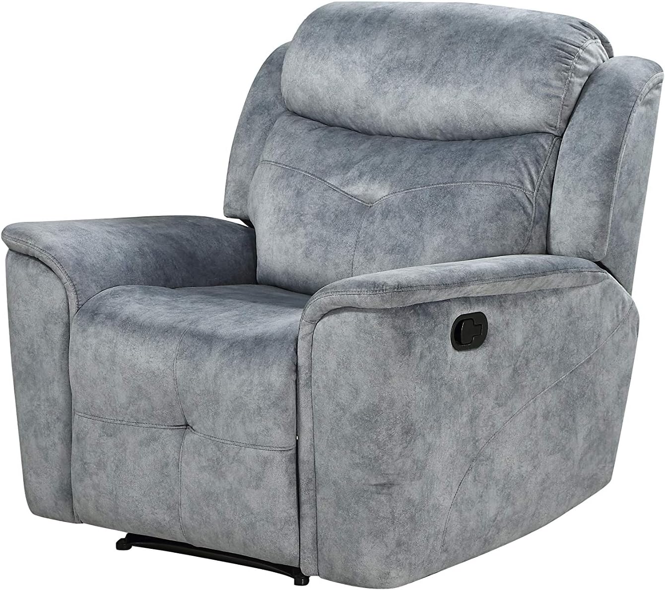 ACME Mariana Recliner - - Silver Blue Fabric