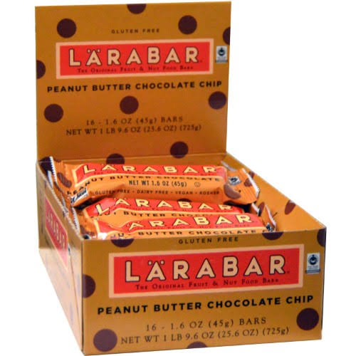 Larabar, Peanut Butter Chocolate Chip, 16 Bars, 1.6 oz (45 g) per Bar(pack of 4)