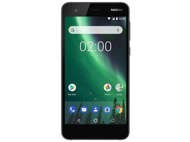 Recertified - Nokia 2 TA-1035 8GB Unlocked GSM Phone w/ 8MP Camera - Black
