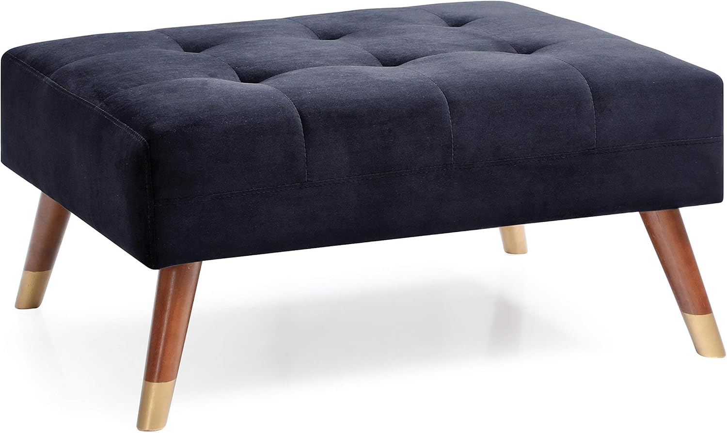 Glory Furniture Turin , Black Ottoman, 17