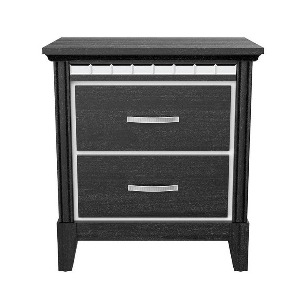Global Furniture USA Ava Black Nightstand