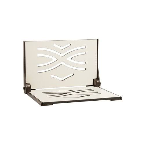 Seachrome Lifestyle u0026 Wellness 47cm x 39cm Deluxe Silhouette Shower Seat