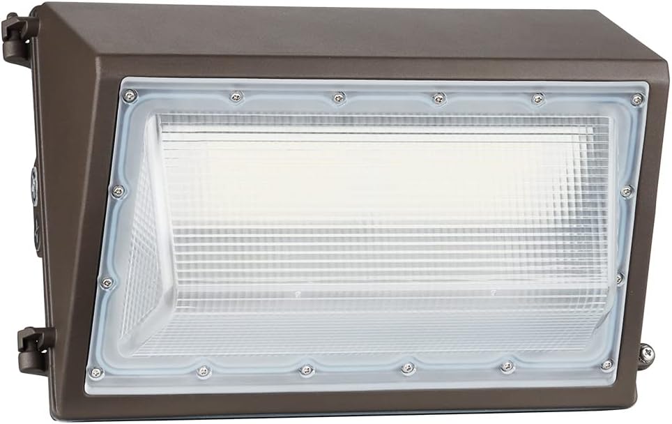 Kadision 120W LED Wall Pack, Dusk to Dawn Exterior Wall Pack LED Light with photocell for Parking Lots, Warehouses, Yards, 15600LM 5000K 100-277V, ETL Listed Pack of 2