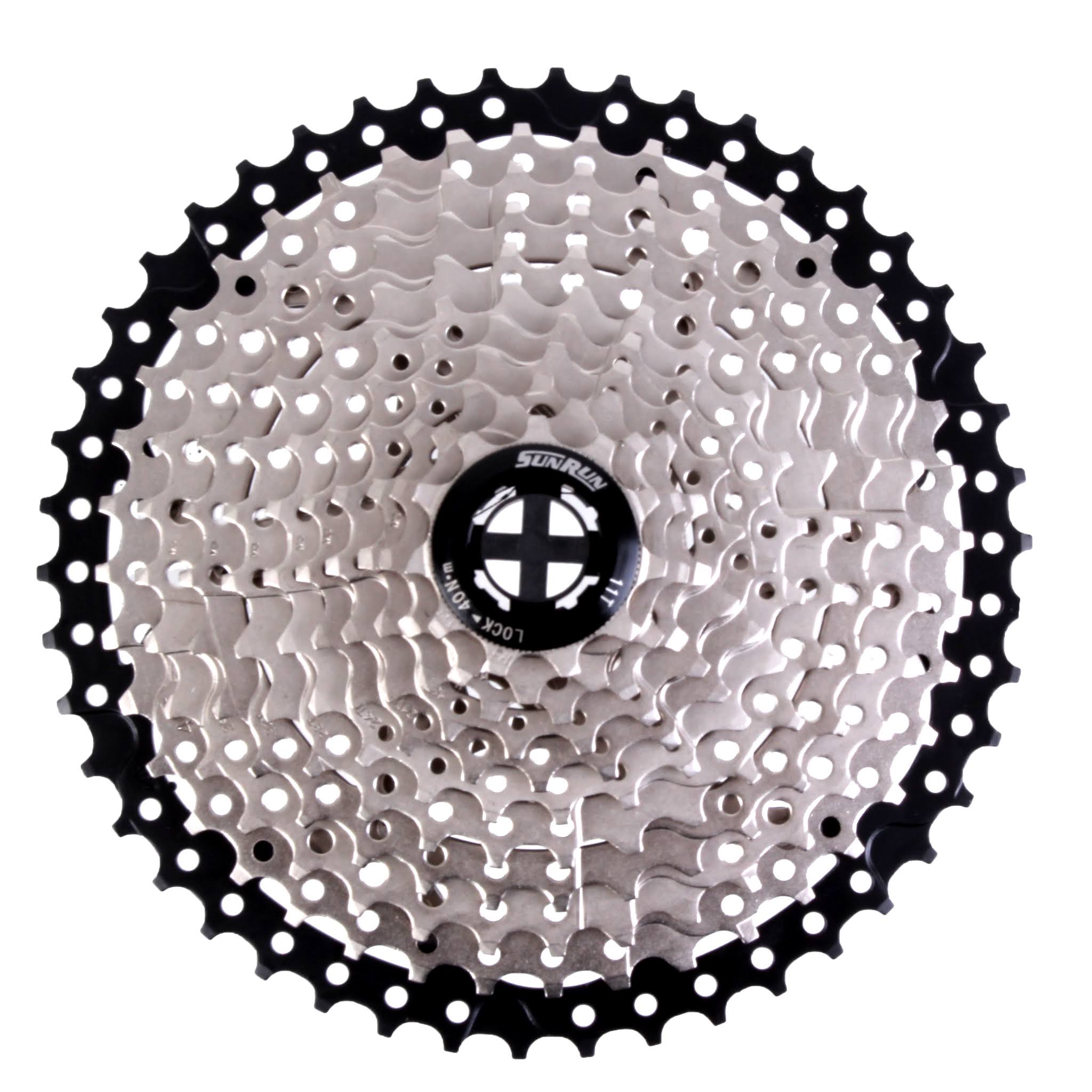 Sunrun 11sp Cassette 11-46t - Silver/Black