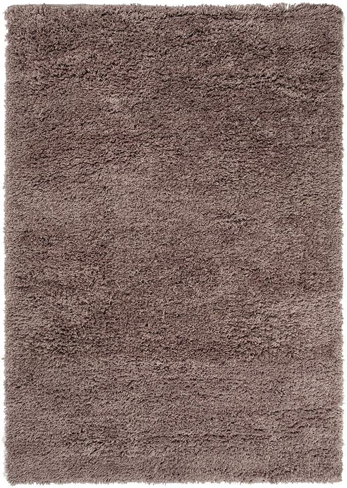 OCM Soft Micro Shag 5' X' 7' Area Rug in Natural/Ivory, Perfect Throw or Accent Rug for College Dorm Rooms, Bedrooms and Bathrooms, Microfiber Pile for Softness and Durability, with No-Skid Backing