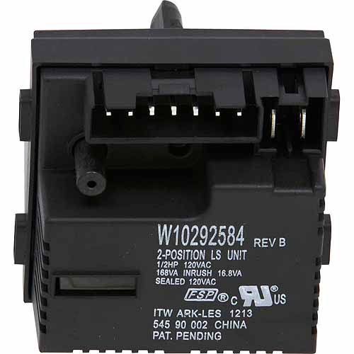 Whirlpool Washer Sensor Switch, Black
