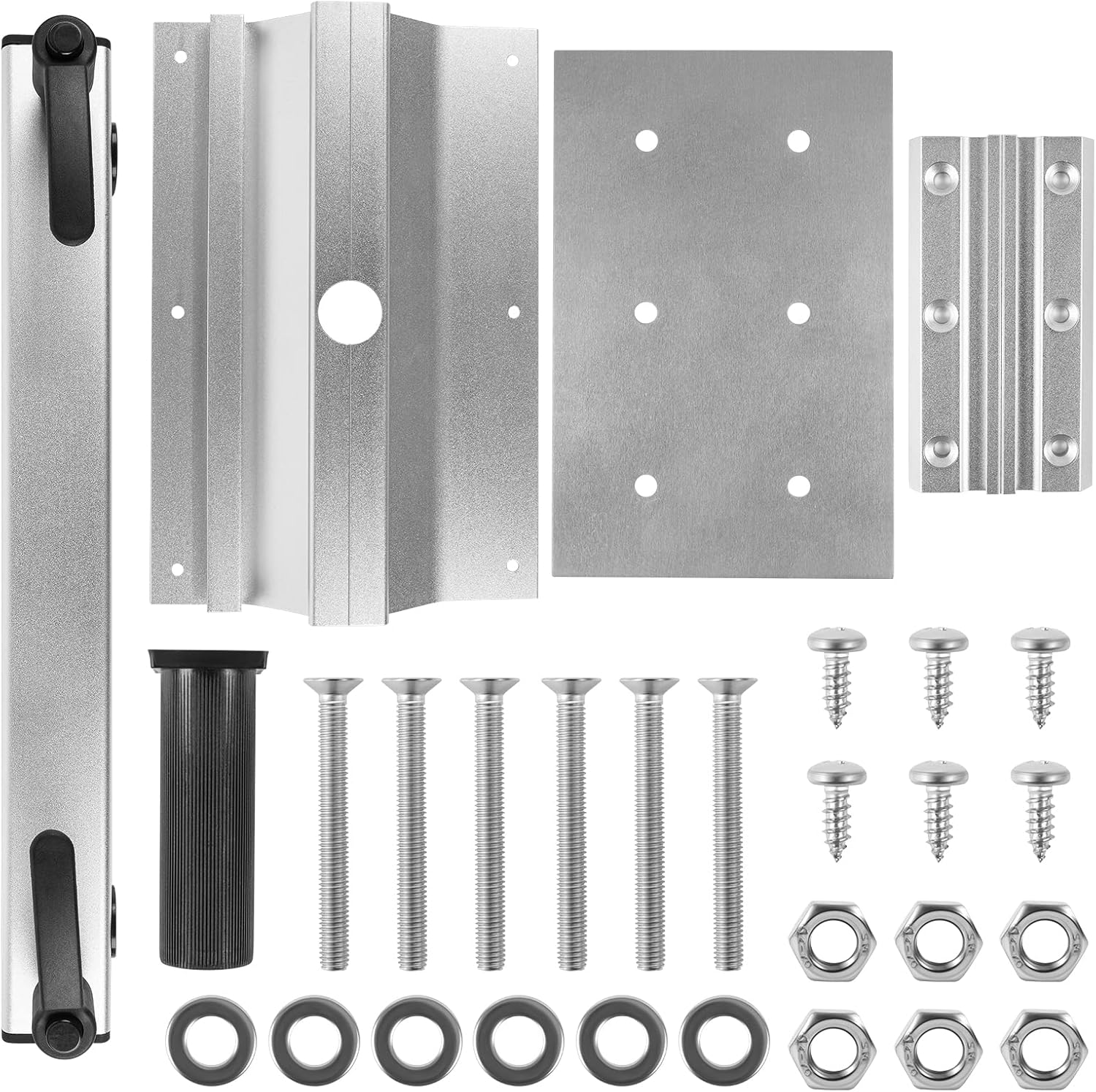 MeiMeiDa Removable Table Leg RV Accessories, 360 Degrees Rotatable Aluminum Alloy Table Frame, with Detachable & Height Adjustable Function for RV Caravan Yachts Motorhome
