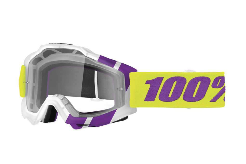 100% Accuri Goggles (White Tootaloo / Clear Lens)